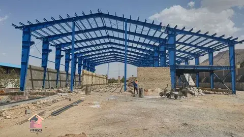 روش محاسبه وزن نهایی سازه سوله