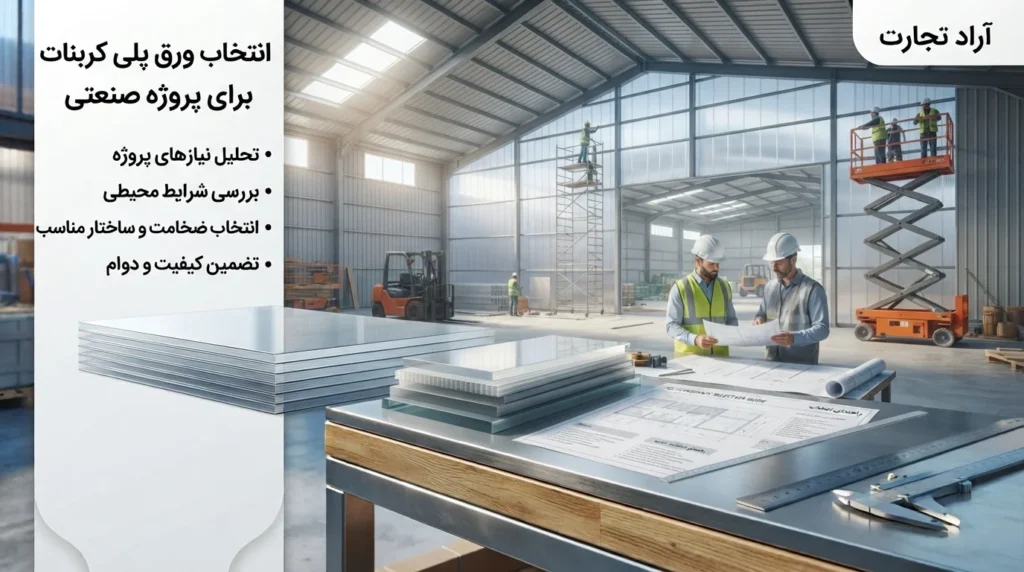 انتخاب ضخامت مناسب ورق پلی کربنات